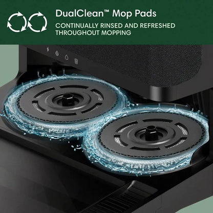 Roomba® Plus 405 Combo Robot Vacuum & Mop + AutoWash™ Dock – 70X Intense Suction with Carpet Boost, DualClean™ Mop Pads, Auto-Empty Debris, and Auto-Wash & Dry Mop Pads - up to 75 Days Hands-Free Cleaning