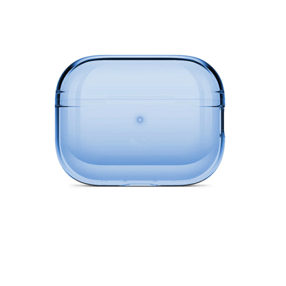 Colorful Transparent Protective Case Cover For Airpods Pro 2 TPU Soft Skin Shockproof Case Designed for Airpods Pro2 Earbuds - Color: Transparent Blue