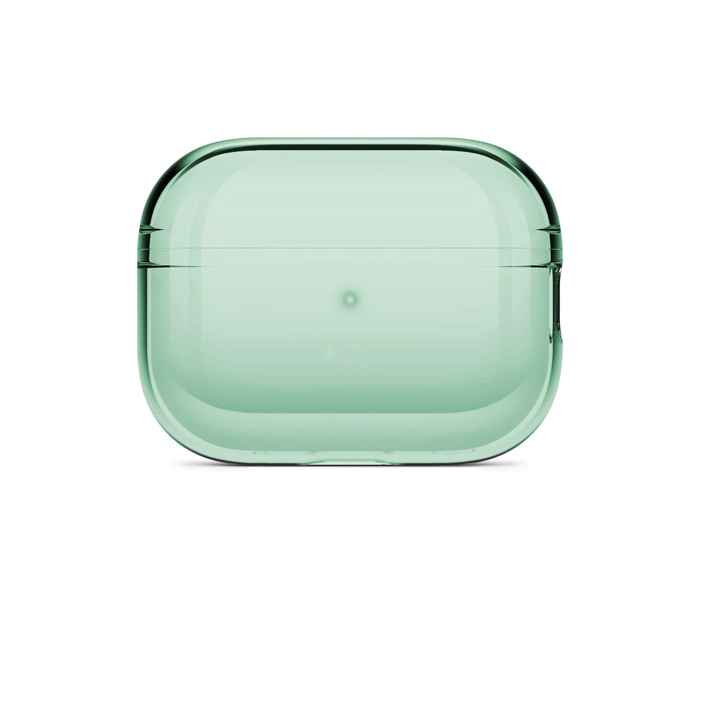 Colorful Transparent Protective Case Cover For Airpods Pro 2 TPU Soft Skin Shockproof Case Designed for Airpods Pro2 Earbuds - Color: Transparent Green