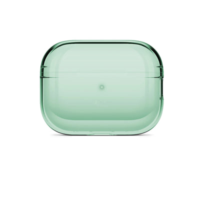 Colorful Transparent Protective Case Cover For Airpods Pro 2 TPU Soft Skin Shockproof Case Designed for Airpods Pro2 Earbuds - Color: Transparent Green